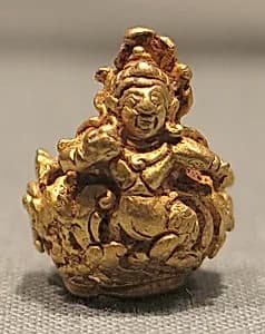 Rod Finial Clip with Vishnu on Garuda by Unknown Artist