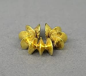 Ear Clip Composed of Fused Discs by Unknown Artist