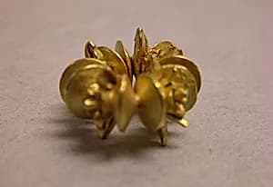 Ear Clip Composed of Fused Discs by Unknown Artist