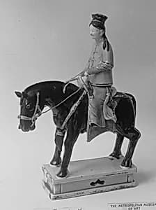 Figure of Lady on Horseback by Unknown Artist