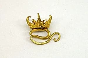 Pair of Ear Ornament Settings by Unknown Artist