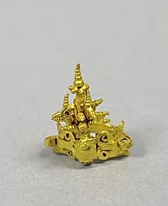 Ear Clip with Design Composed of Granulation by Unknown Artist