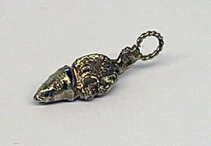 Pair of Small Pendants in Piscine Shape by Unknown Artist