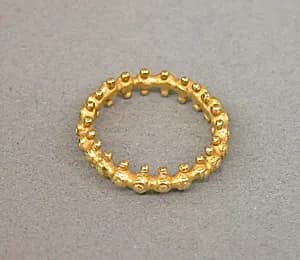Ring Composed of Continuous Keben Fruit Motifs by Unknown Artist