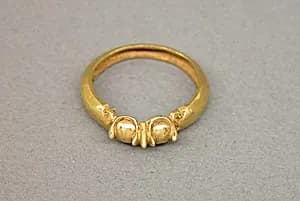 Ring with Double Vegetal Motifs by Unknown Artist