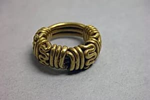 Ring with Twisted Coil Motif by Unknown Artist