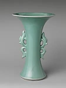 Vase in Shape of Archaic Chinese bronze by Unknown Artist