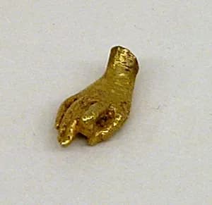 Minature Hand in Vitarka Mudra by Unknown Artist