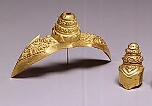 Hair Ornament with Kala Motifs by Unknown Artist