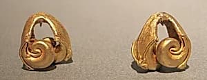 Pair of Earrings by Unknown Artist