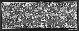 Sutra Cover with Phoenixes and Auspicious Fungus (Lingzhi) by Unknown Artist