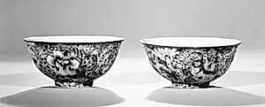 Bowl (one of a pair) by Unknown Artist