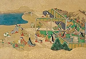 Activities of Twelve Months of the Year (Tsukinami-e) by Unknown Artist