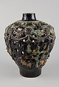 Vase with figural scene by Unknown Artist