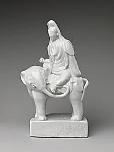 Puxian (Samantabhadra, Bodhisattva of Universal Benevolence) by Unknown Artist