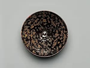 Tea Bowl with “Tortoiseshell” Design by Unknown Artist
