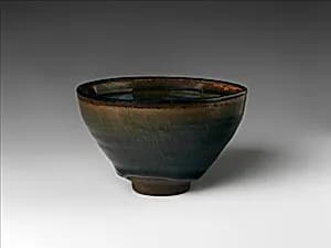 Tea Bowl with Hare’s-Fur Decoration by Unknown Artist
