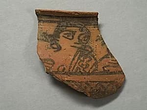 Shard: Neckpiece with Head of Offerer by Unknown Artist