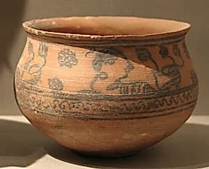 Bowl Decorated with a Procession of Women by Unknown Artist
