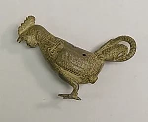 Lime Vessel in the Form of a Cock by Unknown Artist