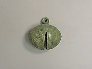 Split Ball with Striated Surface and Star Motifs by Unknown Artist