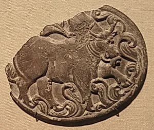 Box Lid with a Bull by Unknown Artist