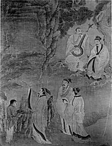 Gathering of Scholars at the Western Garden by Unidentified artist|Zhao Mengfu