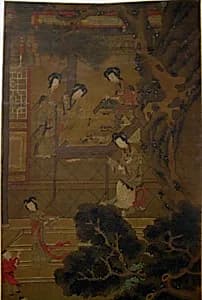 Women in Garden by Unidentified artist