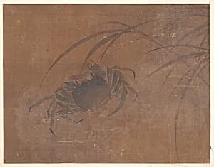 Crabs and Reeds by Unidentified artist