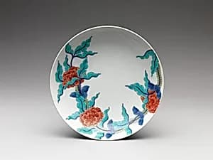 Dish with Design of Cockscomb by Unknown Artist