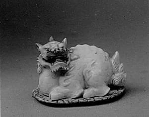 Incense holder in form of a Shishi by Unknown Artist