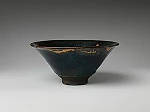 Bowl with “Hare’s Fur” Decoration by Unknown Artist