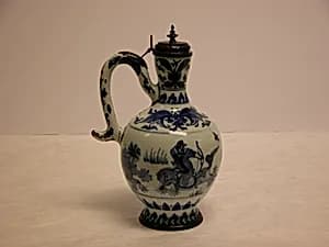 Ewer with Equestrian Figure by Unknown Artist