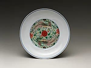 Dish with Phoenixes by Unknown Artist