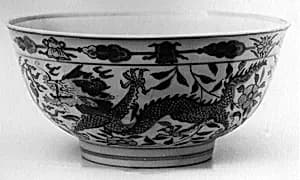 Bowl (one of a pair) by Unknown Artist