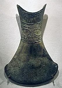 Hafted Ax with Abstract Face by Unknown Artist