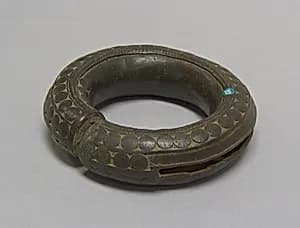 Hollow Anklet with Pellet and "S"-Shaped Spirals by Unknown Artist