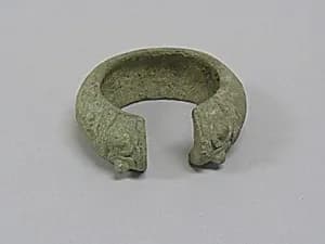 One From a Pair of Bracelets with Wide Open Ends by Unknown Artist