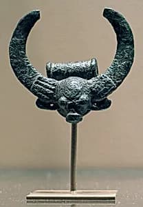 Pendant with Buffalo Head? by Unknown Artist