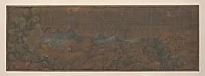 Landscape Painting of Figure in Woodland Setting by Unidentified artist