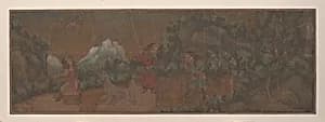 Landscape Painting of Figure in Woodland Setting by Unidentified artist