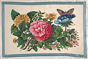 Album Containing Twelve Paintings of Flowers by Unidentified artist