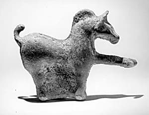 Belt Buckle in Shape of Horse by Unknown Artist