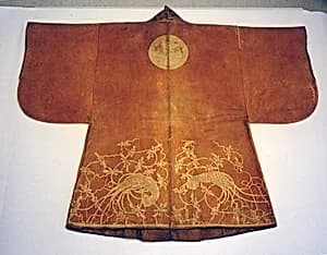Leather Coat (Kawabaori) with Pattern of Large Shrimp by Unknown Artist