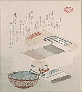 Cakes and Food Made of Seaweed by Kubo Shunman