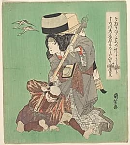 Theatrical Scene by Utagawa Kuniyoshi