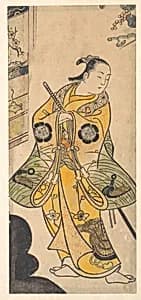 Actor as a Samurai Youth by Torii Kiyotada
