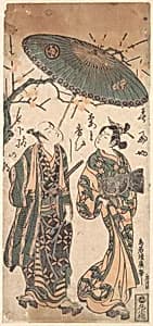 The Actor Nakamura Kumetaro I as a Oiran by Torii Kiyohiro