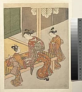 On the Engawa of Tsuta-ya by Suzuki Harunobu