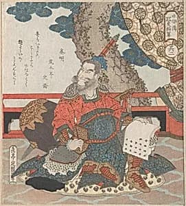 Chinese General "Tiger" from the Story "Suikoden" by Yashima Gakutei